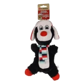 Grande peluche pingouin de Noël 31 cm pour chien