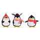 Petite peluche pingouin de Noël 20 cm pour chien