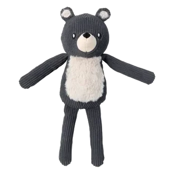 Peluche pour chien en velours côtelé FuzzYard Life ours Slate Grey