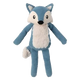 Peluche pour chien en velours côtelé FuzzYard Life renard French Blue