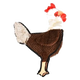 Peluche coq Flamingo 54 cm pour chien