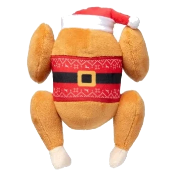 Peluche de Noël pour chien FuzzYard Fairisle Turkey