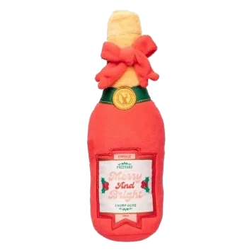 Peluche de Noël pour chien FuzzYard Merry & Bright Chompagne