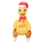 Peluche de Noël pour chien FuzzYard Never Skip Leg Day Chook en forme de poulet rôti