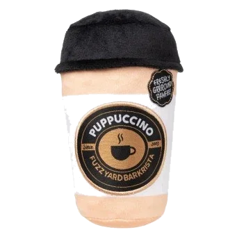 Peluche pour chien FuzzYard Barkrista Puppuccino en forme de tasse de café