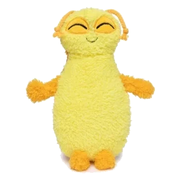 Peluche chien FuzzYard punaise de lit Belly jaune avec couineur