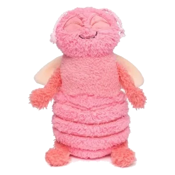 Peluche chien FuzzYard punaise de lit Flutter rose avec couineur