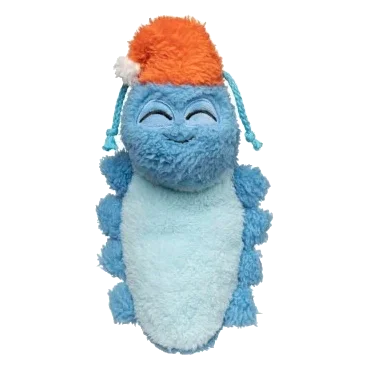 Peluche chien FuzzYard punaise de lit Rolly bleue avec couineur