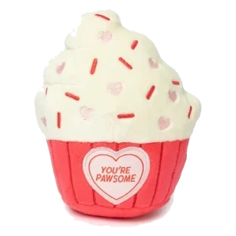 Peluche pour chien FuzzYard Cupcake You're Pawsome avec couineur