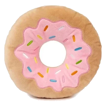 Peluche chien FuzzYard donut géant avec couineur