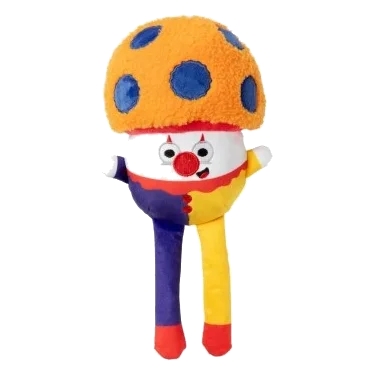 Peluche pour chien FuzzYard Fun Guys Giggles Mushroom avec couineur