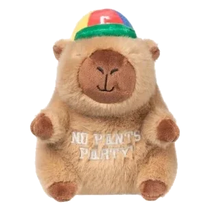 Peluche pour chien FuzzYard Happybaras Cap-Ybara avec couineur