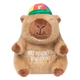 Peluche pour chien FuzzYard Happybaras Cap-Ybara avec couineur