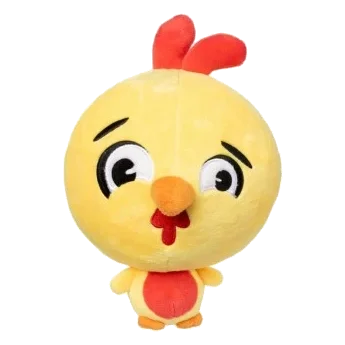 Peluche pour chien FuzzYard Noggins Hen Diesel avec couineur