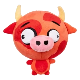 Peluche pour chien FuzzYard Noggins Moo Hammad Ali avec couineur
