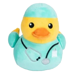 Peluche pour chien FuzzYard Ducktor canard avec couineur