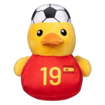 Peluche pour chien FuzzYard Canard foot Espagne n° 19 avec couineur