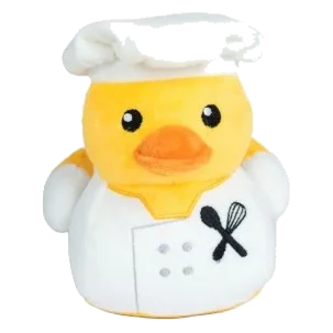 Peluche chien FuzzYard canard Gordon Quacksay avec couineur