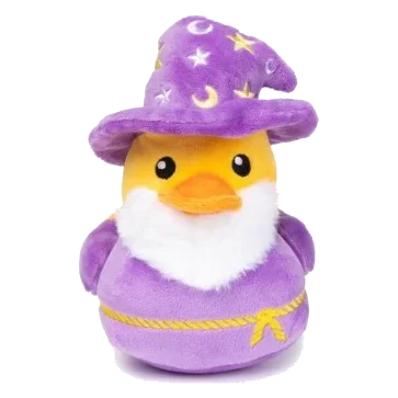 Peluche chien FuzzYard canard Sirius Quack avec couineur