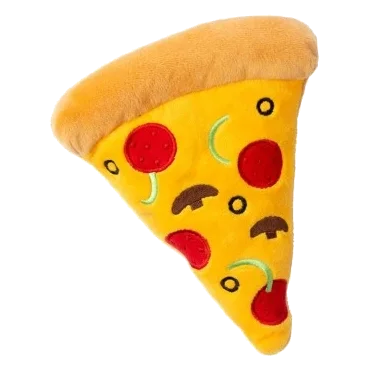Peluche pour chien FuzzYard Part de pizza avec couineur