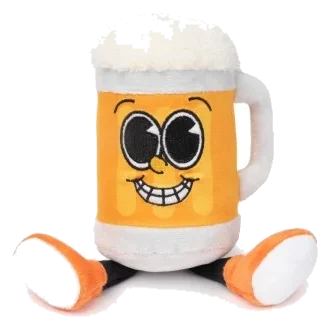 Peluche pour chien couinante FuzzYard The Homies Steinzy