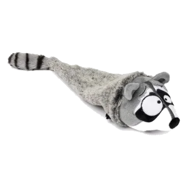 Peluche pour chien couinante FuzzYard The Yeetz Run Along Racoon