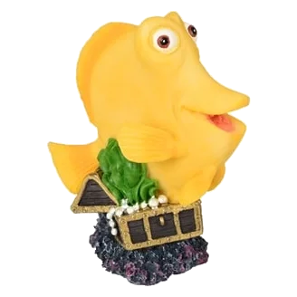 Poisson jaune décoration aquarium