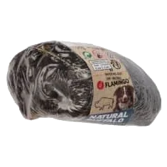 Sabot de buffle fourré Flamingo Nature pour chien