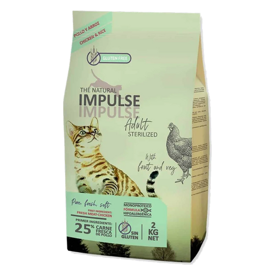 Croquettes chat stérilisé Impulse, 300 g