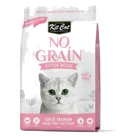 Croquettes pour chaton sans céréales Kit Cat No Grain 1 kg