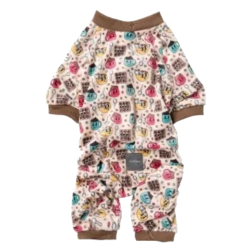 Pyjama polaire pour chien FuzzYard Breakfast Blitz taille 6