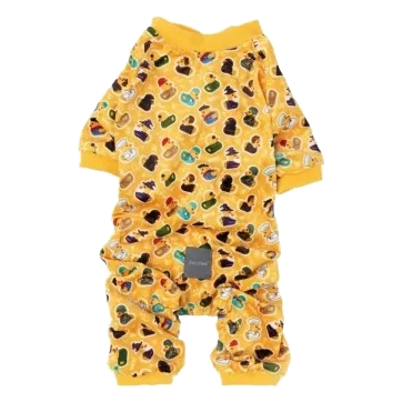 Pyjama polaire pour chien FuzzYard What The Duck taille 6