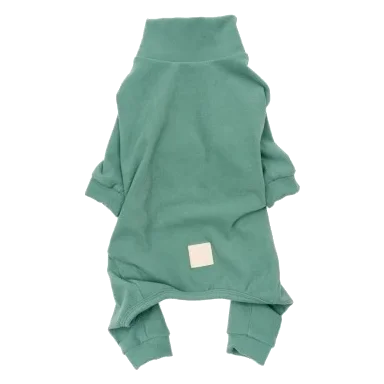 Pyjama tout doux pour chien FuzzYard Life Myrtle Green