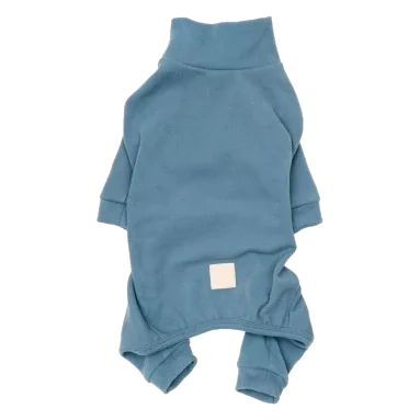 Pyjama tout doux pour chien FuzzYard Life French Blue