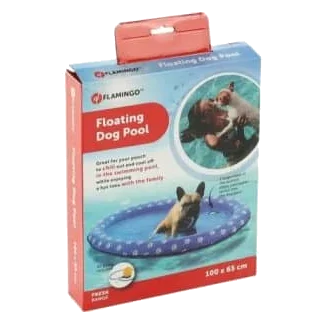 Piscine flottante Flamingo pour chien jusqu'à 40 kg