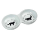 Gamelle double pour chat