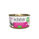 Pâtée chat Schesir filets de poulet avec jambon en gelée, boîte 70 g