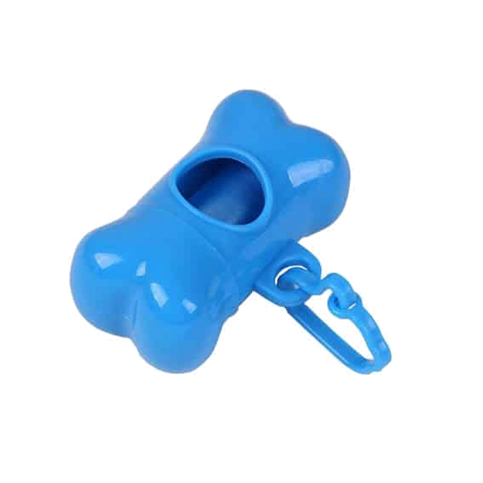 Distributeur de sacs bleu pour chien