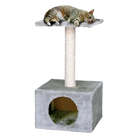 Griffoir poteau gris pour chat