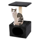 Griffoir poteau noir pour chat