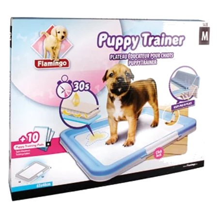 Puppy Trainer avec 10 tapis éducateurs pour chiot, tailles S et M