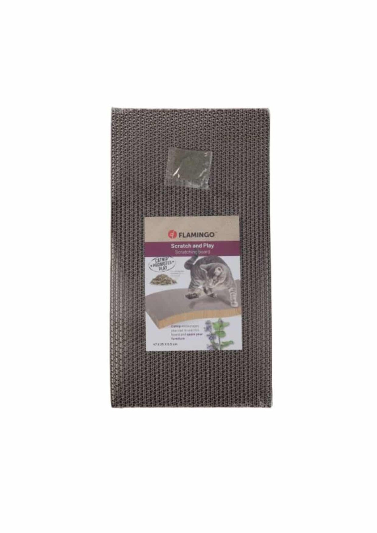 Griffoir en carton Kwano marron pour chat – image 2