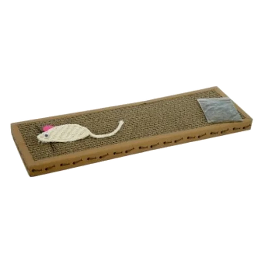 Griffoir en carton pour chat, 38 × 12 cm