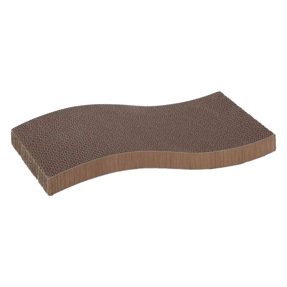 Griffoir en carton Kwano marron pour chat