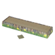 Petit griffoir en carton pour chat, 48 × 12,5 × 5 cm