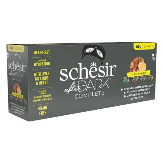 Schesir After Dark pack varié filets pour chat