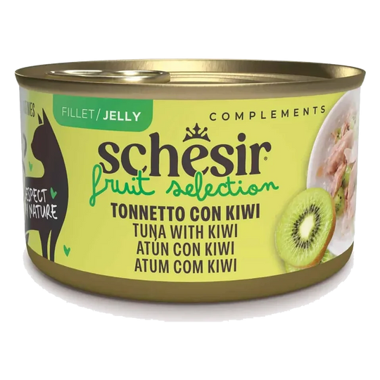 Pâtée pour chat Schesir thon et kiwi, 75 g