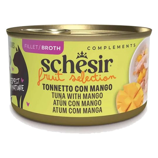 Pâtée pour chat Schesir thon et mangue, 75 g