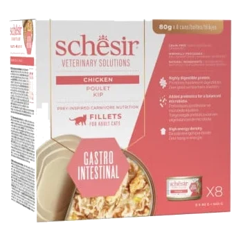 Pâtée chat Schesir Gastro-intestinal en filets poulet