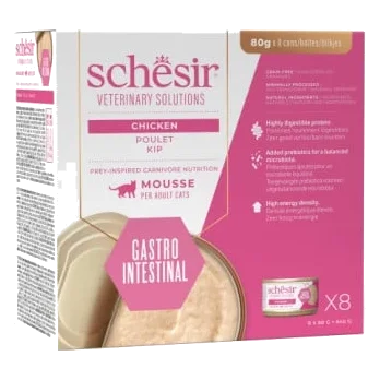 Pâtée chat Schesir Gastro-intestinal mousse poulet